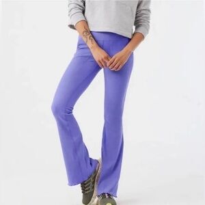 Outdoor Voices Ribbed Flare High Waist Leggings